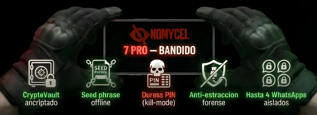 Nomycel 7 Pro Bandido Features